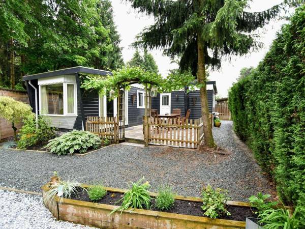 Pleasant chalet with a beautiful private garden featuring two terraces