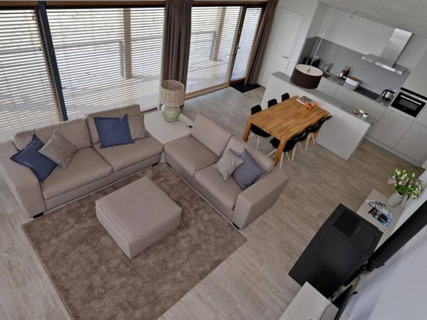 Luxurious villa with a nice deck in nature reserve De Punt