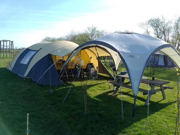 Familietent Sotterum ingericht