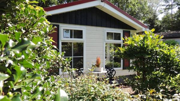 Beautiful detached wooden house with a pretty garden in the Veluwe