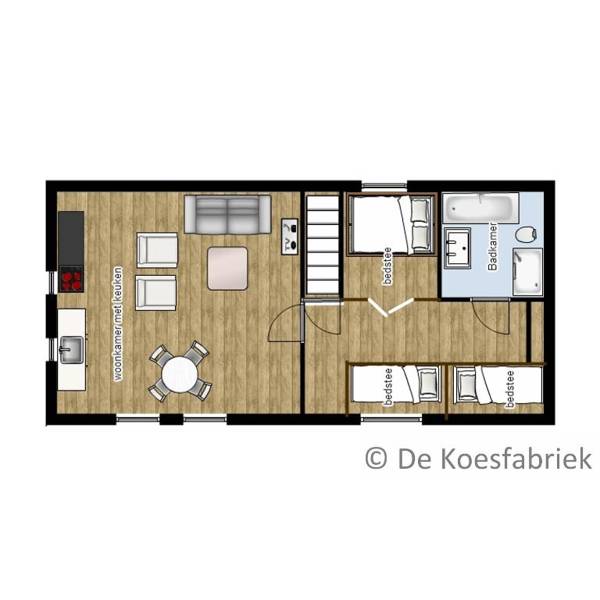 Appartement De Koesfabriek centrum Dokkum