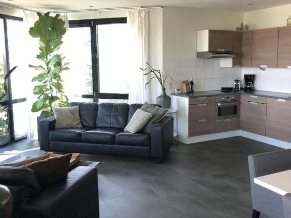 Modern villa with a nice terrace at the marina