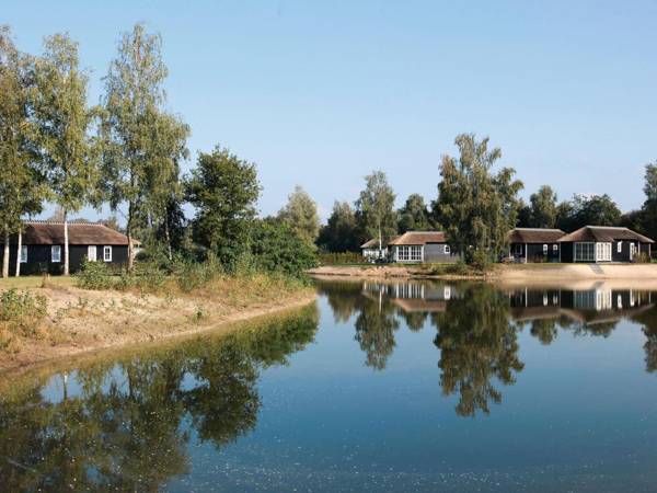 Thatched lodge with AC and a dishwasher in green Twente