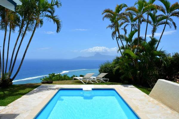 Villa Tiare - Tahiti - breathtaking view pool & garden - up to 7 pers