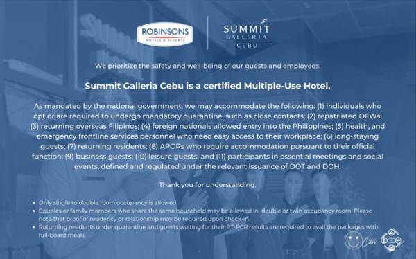Summit Galleria Cebu - Multiple Use Hotel