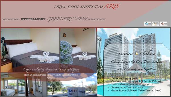 IRPM: COOL TA#ARIS COZYCondotelBalconyGREENERY