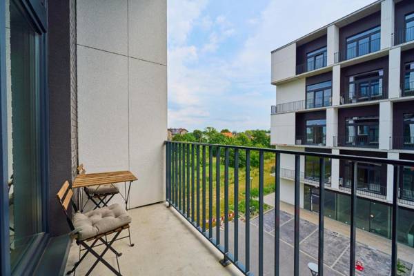 Mezzanine Studio Zarembowicza Wrocław Airport by Renters