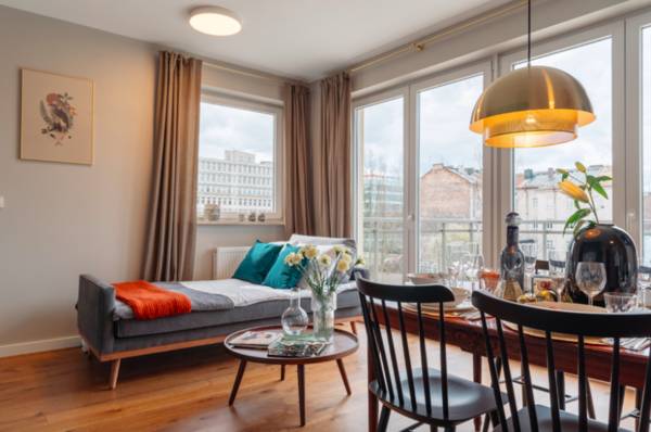 Garden-View Apartment in the Cracow City Center 