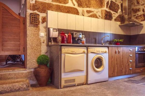 2 bedrooms house with furnished terrace and wifi at Fornos de Algodres 2 km away from the beach