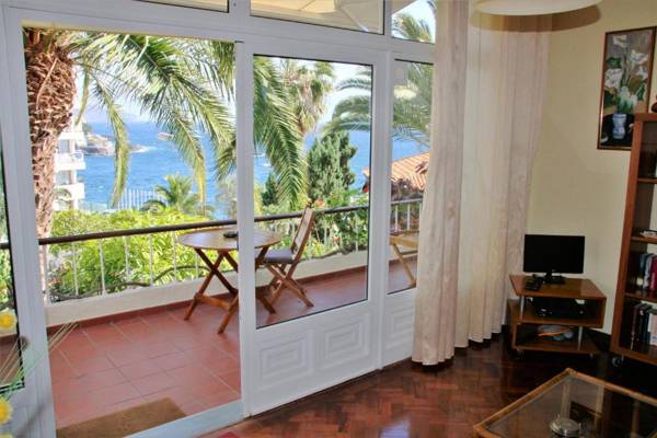 One bedroom bungalow with sea view enclosed garden and wifi at Funchal 1 km away from the beach