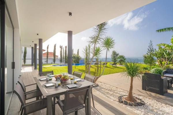 Beautiful contemporary villa pool garden and sea-view  Ocean Sunset