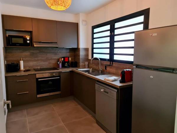 Appartement le Cattleya à proximité du lagon de l'Ermitage les bains pour 4 personnes