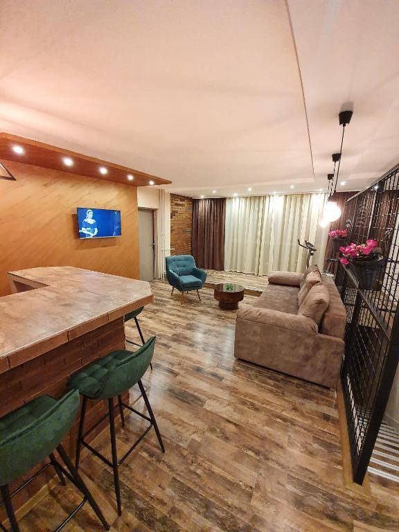 City apartment and gym