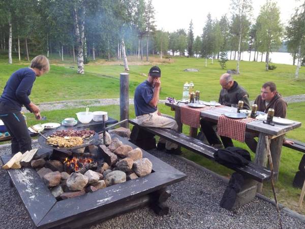 Cottage On Wild River In Lapland/Sweden