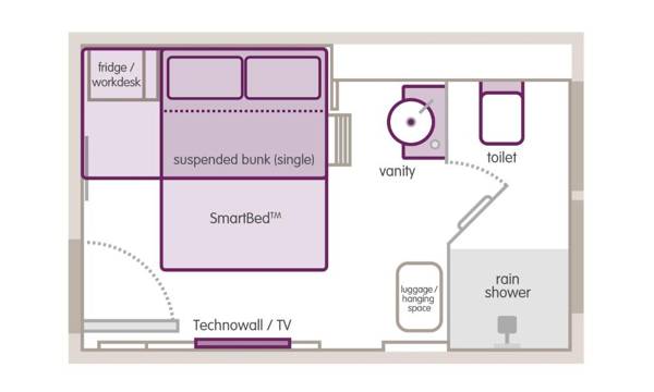 YOTEL Singapore Orchard Road | Room + Workspace | Reviews, Deals ...