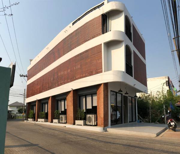 Minimalist cafe and bed