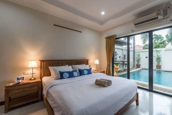 AnB poolvilla 2BR with private beach in pratamnak