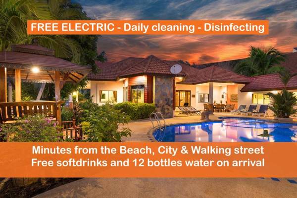 Pattaya Hill FREE ELECTRIC Minutes to City/Beach