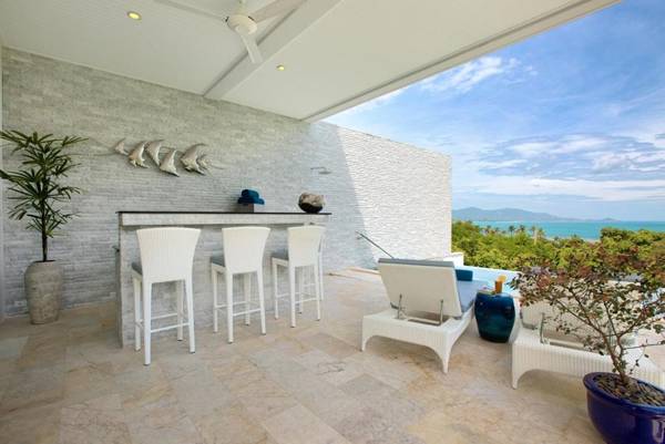 Shades of Blue - Modern Sea View 4 Bed Pool Villa