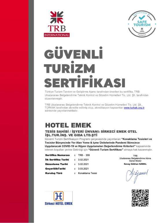 Sirkeci Emek Hotel