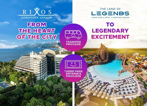 Rixos Downtown Antalya All Inclusive - The Land of Legends Access