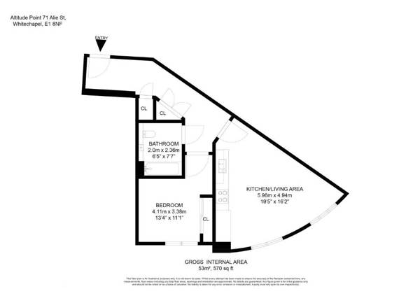 One Bedroom apartment in Aldgate