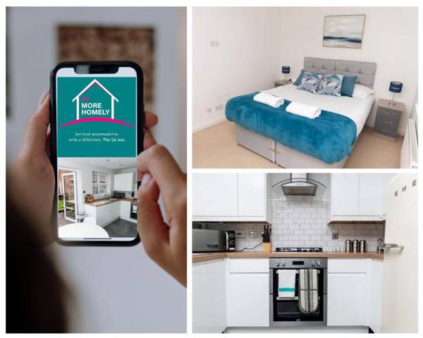 Three Bedroom House By Be More Homely Serviced Accommodation & Apartments Shirley Solihull A Cosy House Sleeps 7 FREE PARKING Close To The NEC and BHX Airport