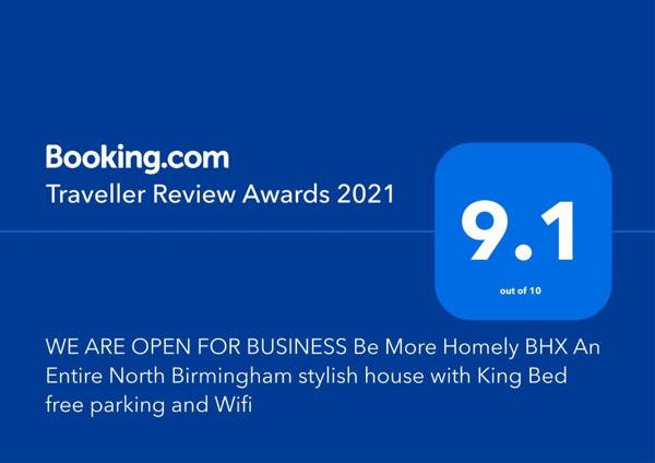 Three Bedroom House By Be More Homely Serviced Accommodation & Apartments Shirley Solihull A Cosy House Sleeps 7 FREE PARKING Close To The NEC and BHX Airport