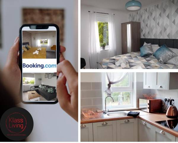 Two Bedroom Apartment by Klass Living Serviced Accommodation Motherwell - Anderson Apartment With WiFi &Parking