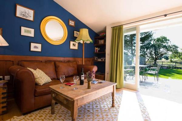 Skylarks enjoy the decking overlooking your garden and wildflower meadow