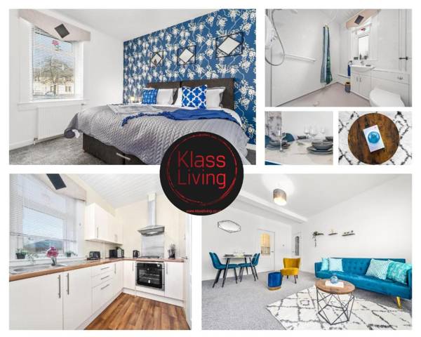 One Bedroom Apartment by Klass Living Serviced Accommodation Hamilton - Back'O'Barns Apartment With WiFi