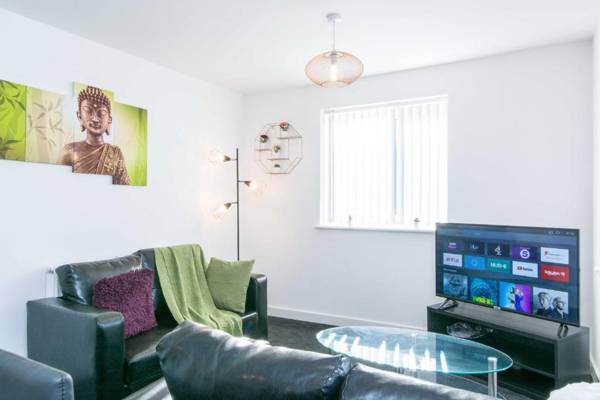 Sublime Stays Coventry 2 Bed Apt - Netflix and Parking
