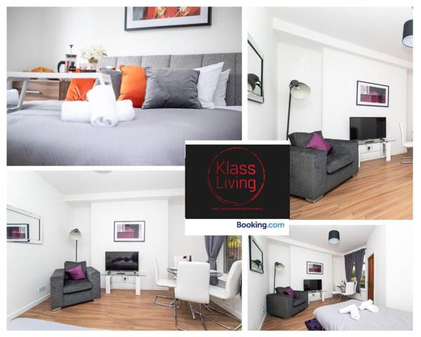 One Bedroom Apartment by Klass Living Serviced Accommodation Bellshill - Cosy Apartment with WIFI and Parking