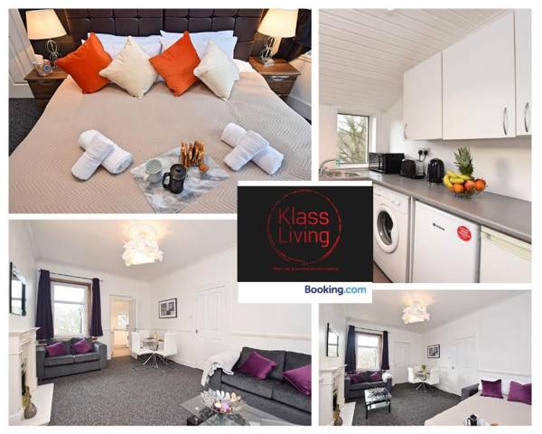One Bedroom Apartment at Klass Living Serviced Accommodation Coatbridge - Whifflet Park Apartment With Wifi