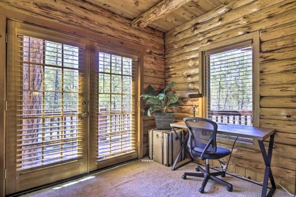 Workspace - Redwood Cabin and Casita 2 Acres Fire Pit Hot Tub