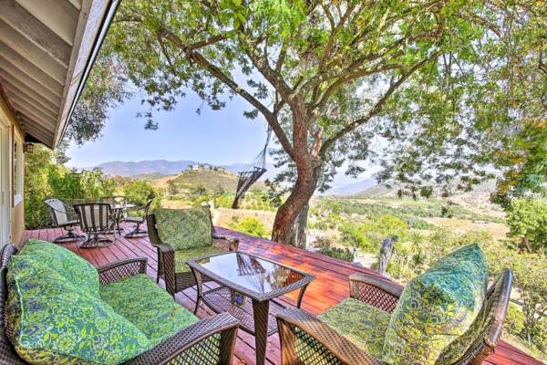 Hilltop Home in Wine Country with Hot Tub and Views!