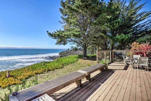 Oceanfront Point Arena House with Lovely Deck!