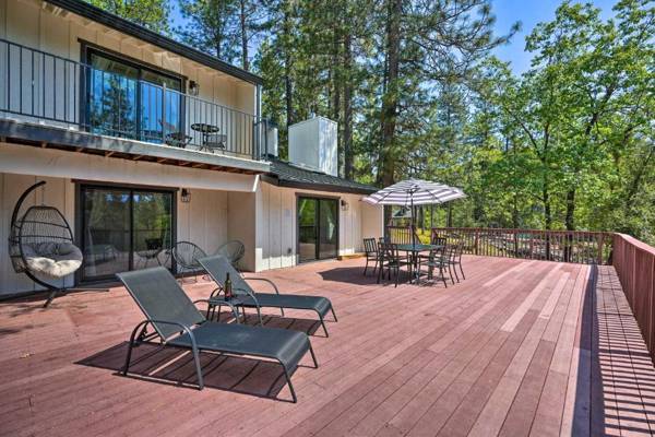 Charming Placerville Retreat with Deck and Grill!