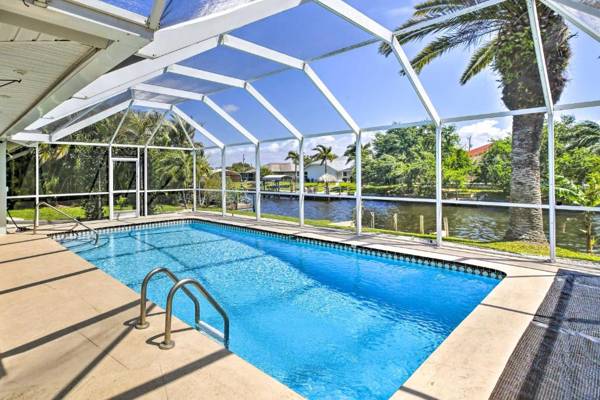 Canalfront Cape Coral Escape Lanai with Pool!