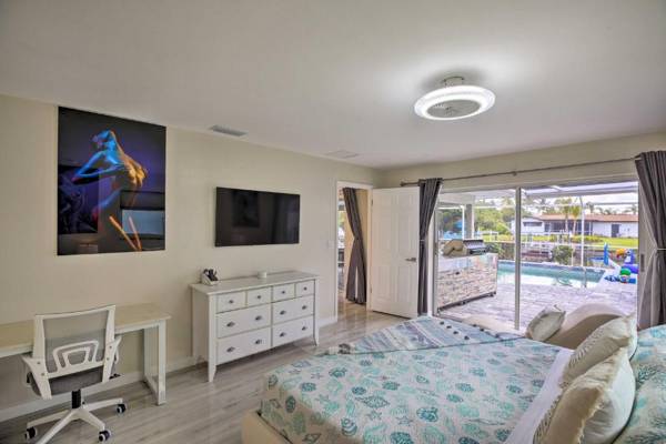 Workspace - Canal-Front Cape Coral Oasis with Pool and Dock!
