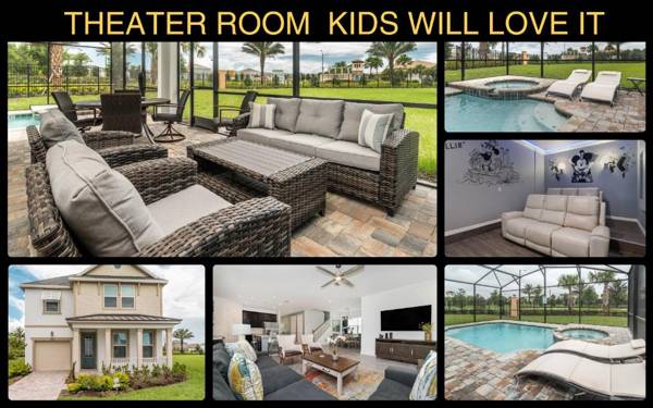 Solara Resort 16 PPL Movie Theater Pool Spa Home