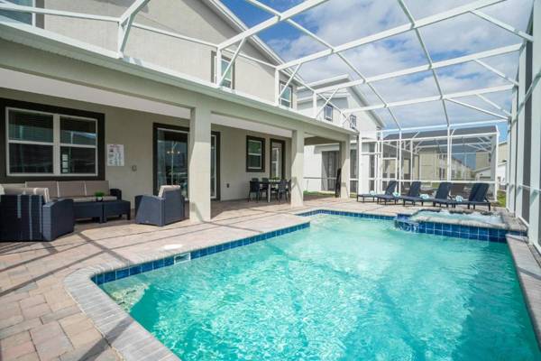 Marvelous 7Bd/5Ba Family Friendly w/ GameRoom & Pool Close to Disney 1201