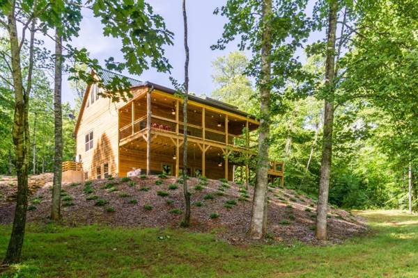 Two Cabins with Hot Tubs Playground Sleeps 22