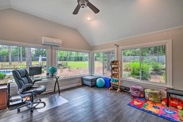 Workspace - Peaceful Southern Pines Home with Pool and Yard!
