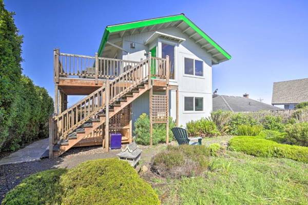 Large Ocean View Home - 450 Feet From Beaches!