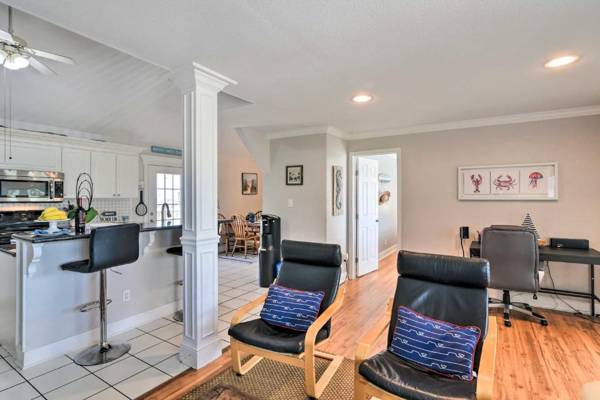 Workspace - Breezy Beach Home with Deck and Coastal Views!