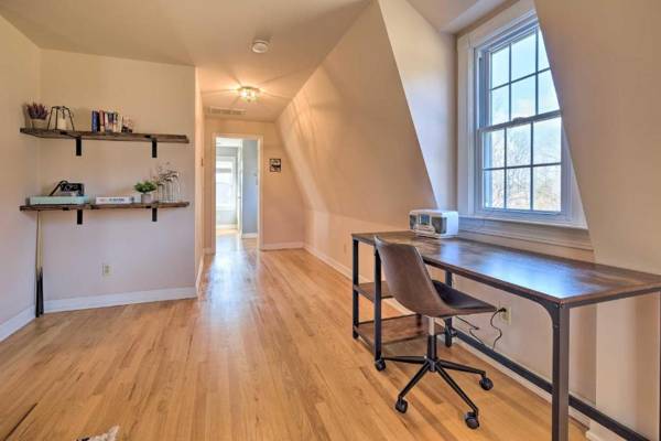Workspace - Pet-Friendly Cottage with Game Room and Fire Pit!