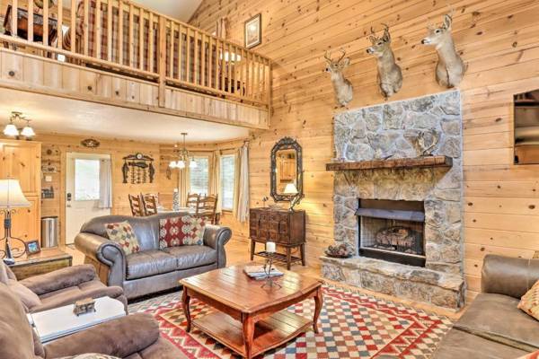 Spacious Hiawassee Cabin with Wraparound Deck!