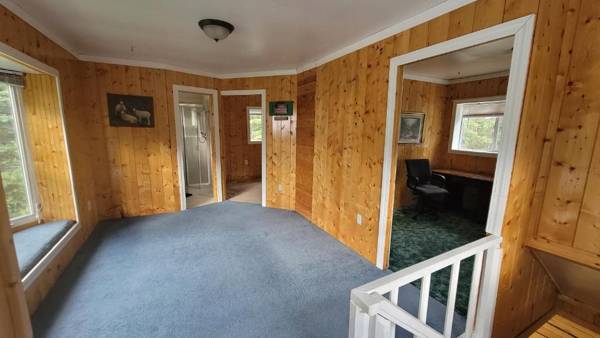 Workspace - Glacier Cabin: 2 Bedroom Rustic Log Cabin