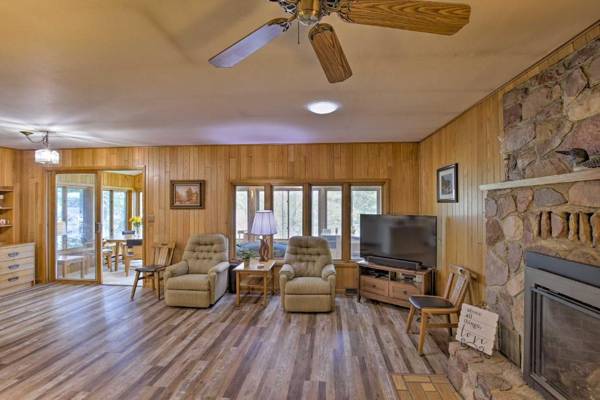 Lakefront New Auburn Apt with Sauna and Sun Porch